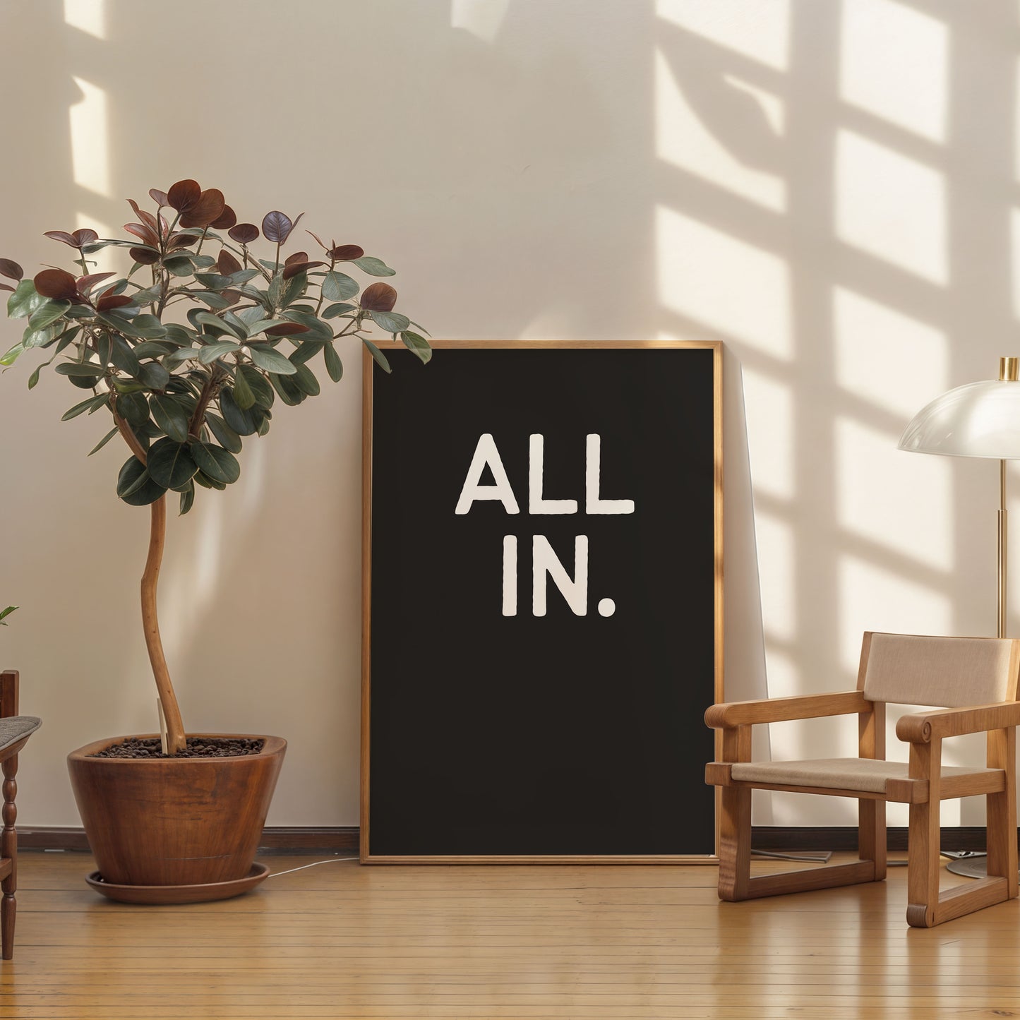 minimalist motivational quote poster all in wall art