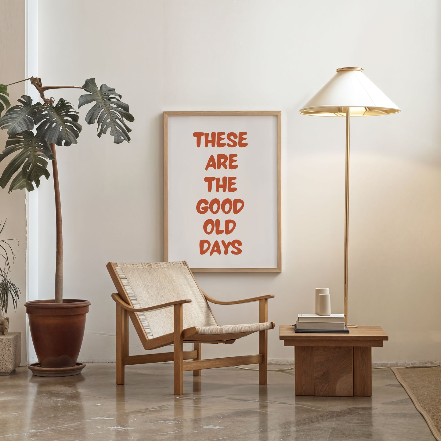 modern minimalist wall art inspirational quote poster