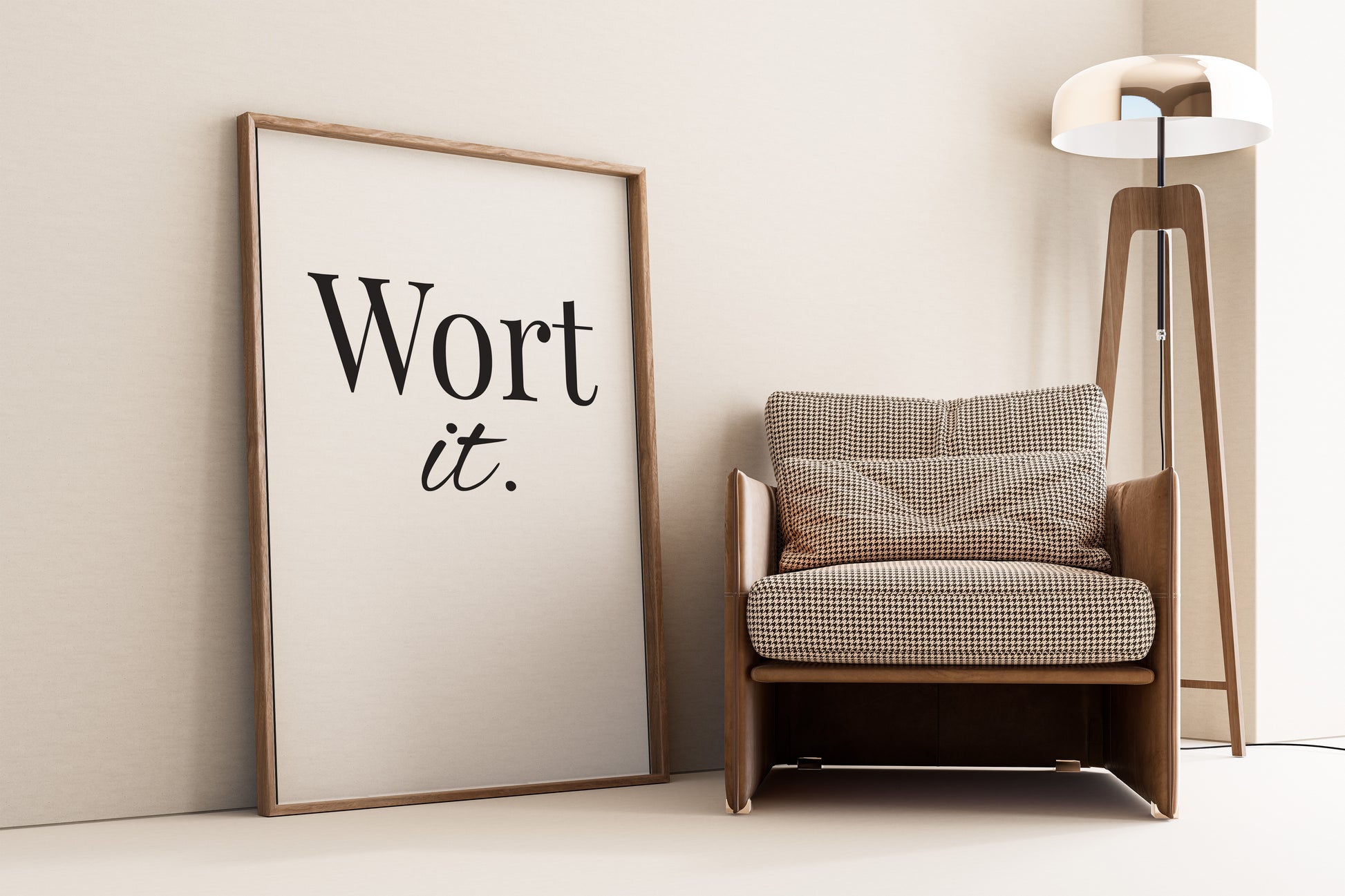 minimalist motivational wall decor typography quote print