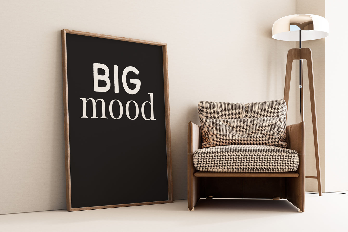 typography motivational poster big mood aesthetic wall art