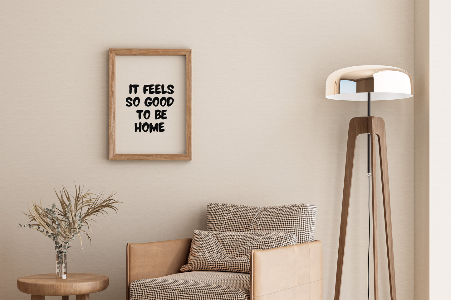 it feels so good to be home printable poster minimalist home decor wall art