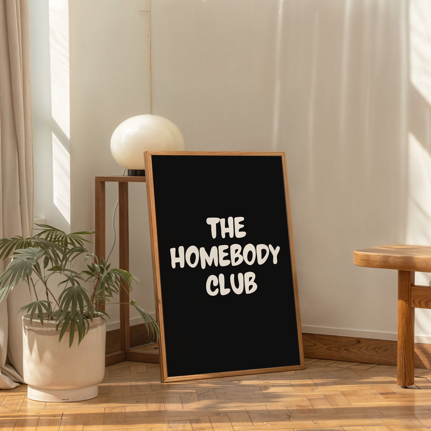 minimalist quote poster the homebody club modern wall decor