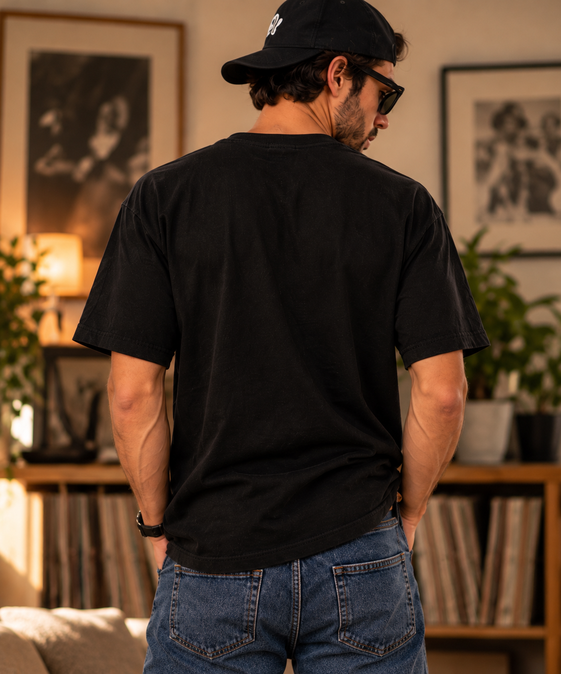 Graphic T-shirt mockup shown in the product gallery